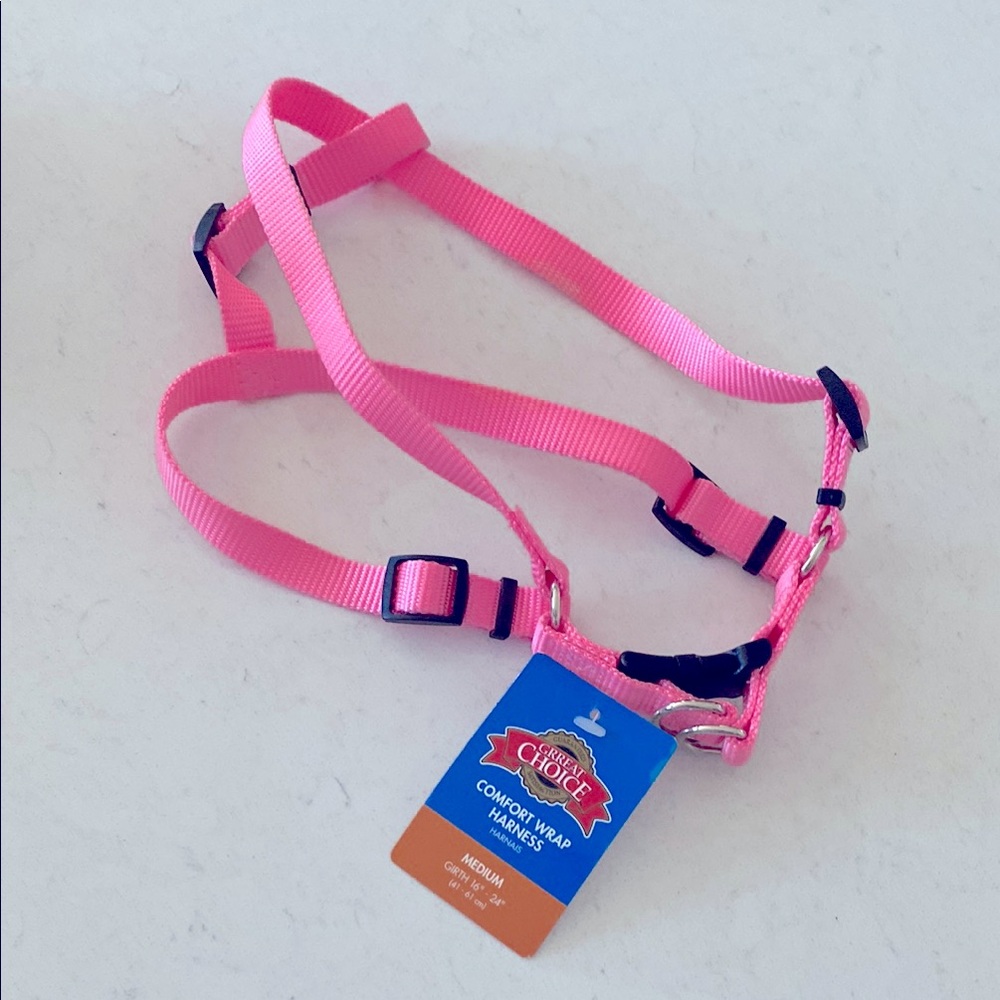 PetSafe Pink Comfort Wrap Harness Medium, 16 to 24-in